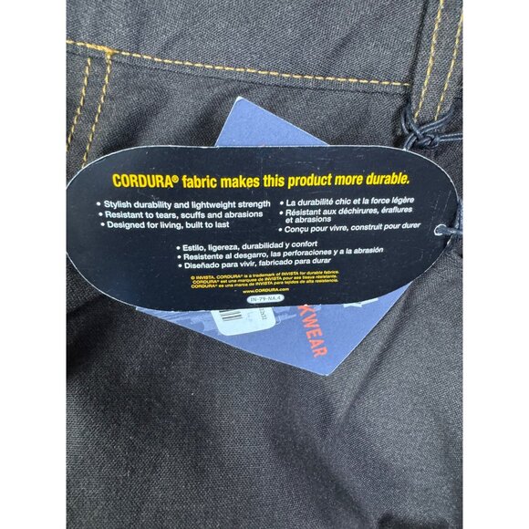 Dovetail Workwear Pants Womens 22x32 Brown DX Bootcut Durable Cordura Canvas Art - Picture 9 of 12